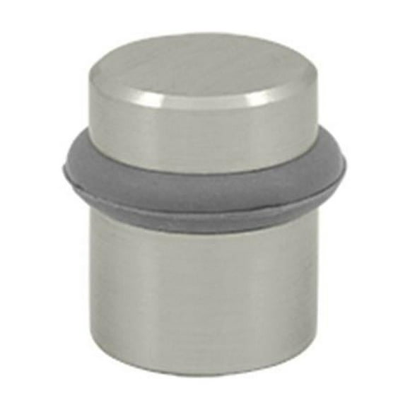 Deltana UFB4505U15 1.5 in. Round Universal Floor Bumper- Satin Nickel - Solid