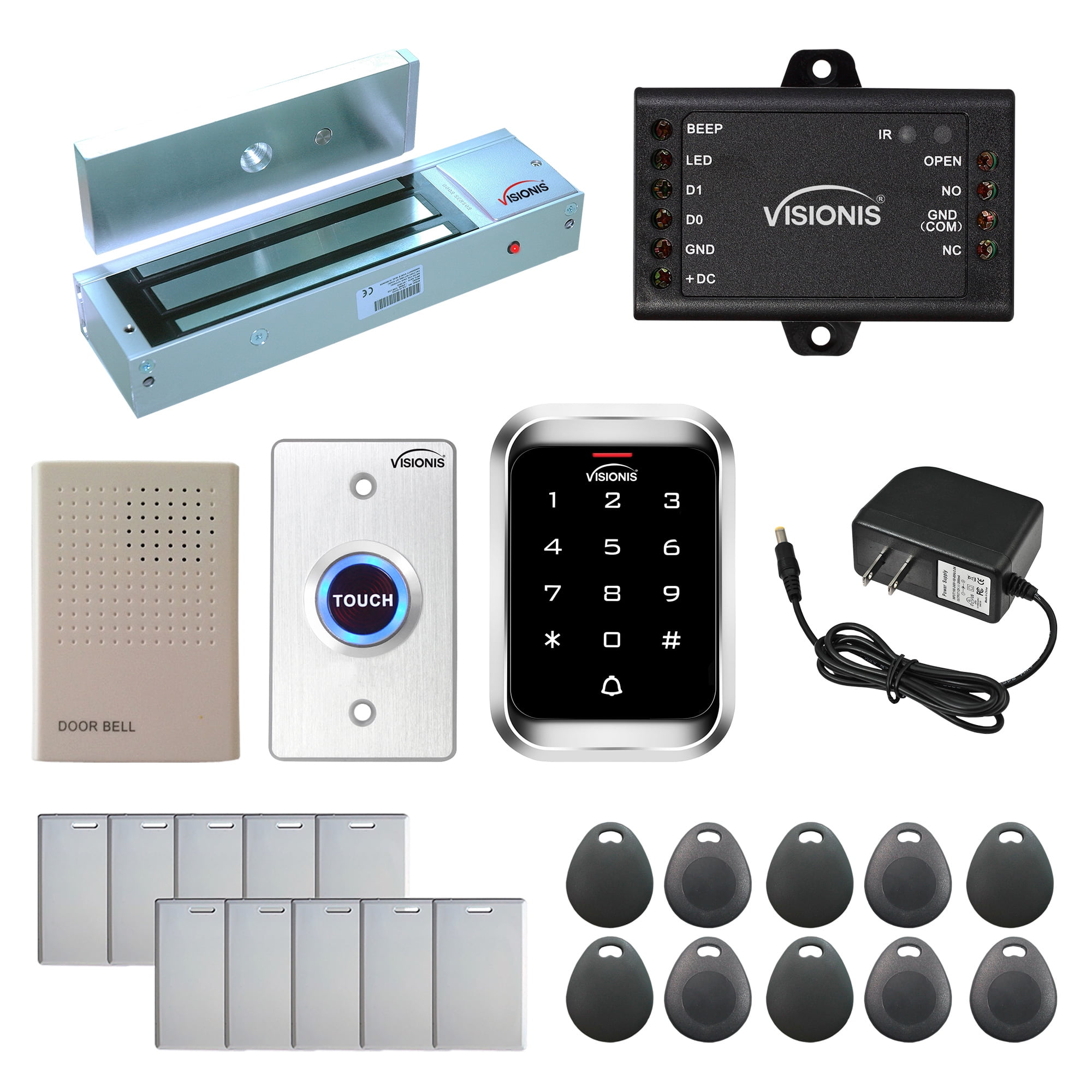 Visionis FPC5100 One Door Access Control Out Swinging Door 1200lbs