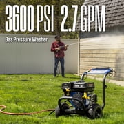 Westinghouse 3600-PSI, 2.7-GPM Heavy Duty Gas Pressure Washer, 5 Nozzles, Soap Tank