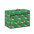 thumbnail image 2 of HELLHERO Christmas Icon Pattern Sewing Machine Dust Cover with Tote Handle and Pocket Dustproof Zipper Pouch Lightweight Fits Most Sewing Machines, 2 of 8