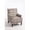 Coffee, variant on Leumius Modern Accent Chair with Wood Legs,Vintage Upholstered Armchair Single Sofa Chair Reading Accent Chair for Living Room Bedroom Office,Antique Grey