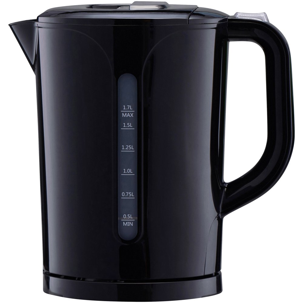 Mainstays 1.7L Rich Black Plastic Kettle with DripFree Spout Walmart