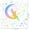 thumbnail image 3 of 6.3 Inch Metal Fairy Stencil Angel Templates Reusable Moon Star Journal Border Stainless Steel Stencils, 3 of 7