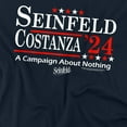 thumbnail image 3 of Seinfeld Election Tee Kids T Shirt (4) for Youth Toddler Boys and Girls, Navy, 3 of 5