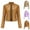 Khaki, variant on Womens Leather Jackets Women Faux Casual Long Sleeve Zip Up Trendy Bomber Motorcycle Jacket with Pockets 2024 Coat for Womens Fashion Bomber Jacket Women Y2k Jacket