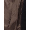thumbnail image 5 of INSPIRE CHIC Women's Coat Mid Length Stand Collar Single Breasted Winter Outerwear Overcoat Coffee L, 5 of 6