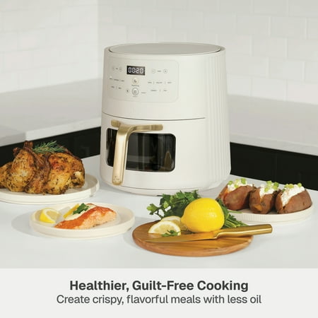 Thyme & Table 6QT Air Fryer, Sand White