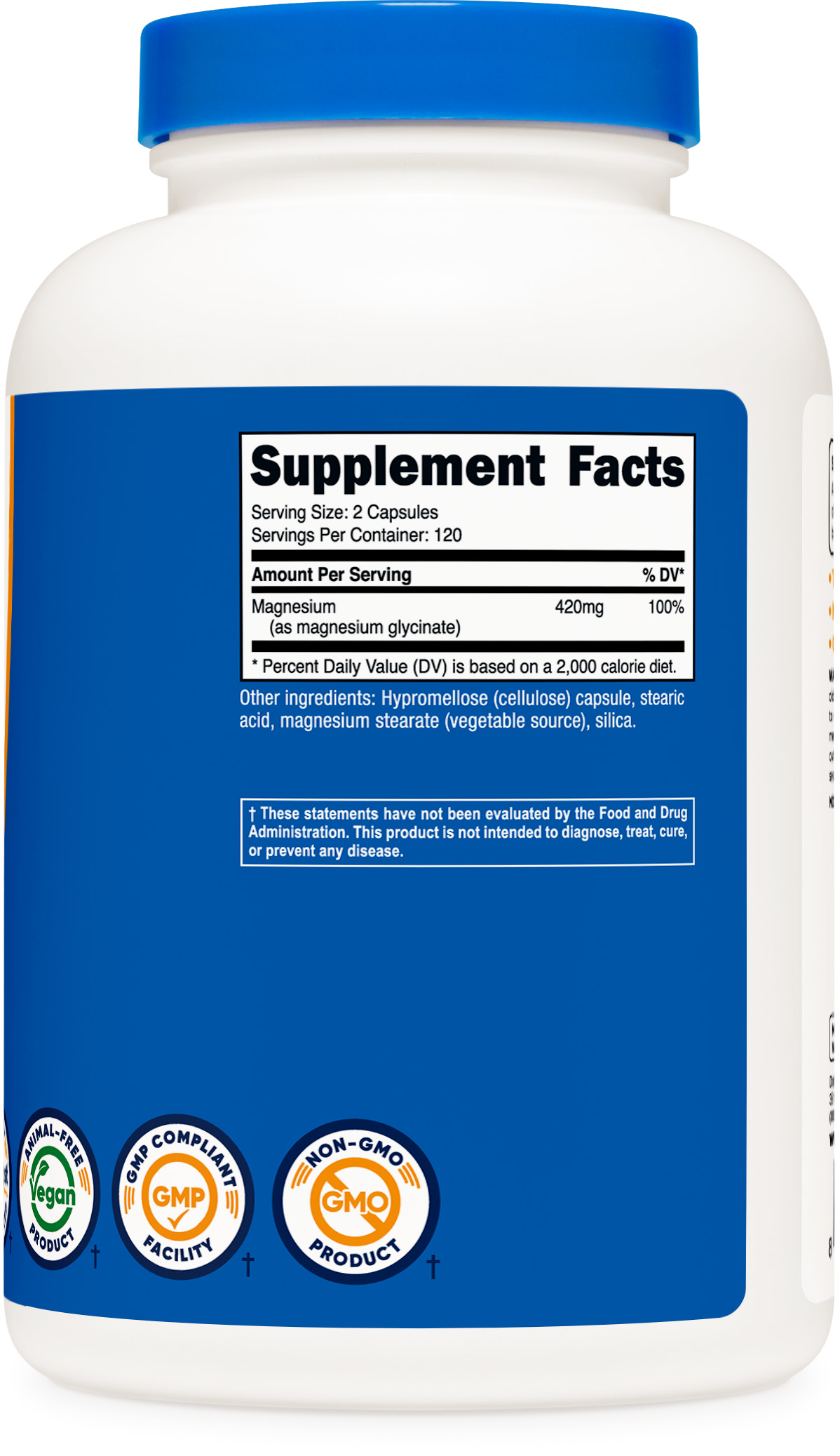 Nutricost Magnesium Glycinate 420mg, 240 Capsules Ubuy Kuwait