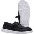 thumbnail image 4 of HEYDUDE Wendy Stretch Canvas , Black Odyssey, 9, 4 of 6