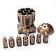 thumbnail image 1 of Cyberpunk Revolver Cylinder Metal DND Dice - Unique Rotating Bullet Design for COC Tabletop RPGs and Gaming Collectors, 1 of 5