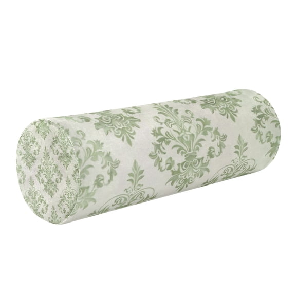 Neck pillow Round Cervical Pillow Cylindrical Pillow Lumbar Pillow Sofa Headrest Pillow Support For the Back, Neck and Head Cyan Pattern