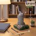 thumbnail image 5 of THOPBPRK Aquarium Ruins Building Decor for Fish Tank Landscaping, City Destruction Ornament for and Saltwater Tanks, Unique Underwater Habitat Hideout, 5 of 6