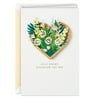 Hallmark Signature Mother's Day Card (Dimensional Heart-Shaped Box With Flowers)