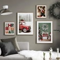 thumbnail image 4 of Carteles e impresiones de galletas de Navidad, arte de pared de figura de rey de coche rojo, pintura en lienzo, decoración de sala de estar, imagen de pared para el hogar, regalo, 4 of 4
