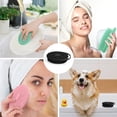 thumbnail image 6 of 3/6PCS Soft Silicone Body Scrubber, 2 in 1 Bath and Shampoo Brush for Shower Cleaning, Lather Well for Sensitive Skin & All Skin Types, 6 of 6