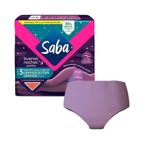 Panties nocturnos Saba Buenas Noches grande/extra grande flujo