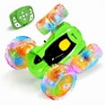 thumbnail image 3 of (2 pack) Contixo SC3 Remote Control Cars, Stunt Racer All-Terrain RC Car Toy with Wristband Controller, Green, 3 of 8