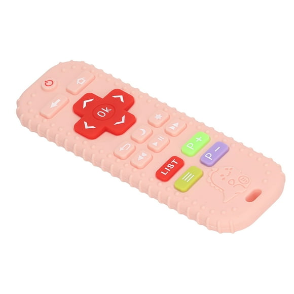 Cartoon Remote Baby  Toy,  Silicone TV Remote Control Shape Infant Chew Toy For Boys Girls