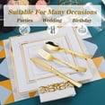 thumbnail image 4 of 50 Guest Gold Dinnerware Set, 4 of 6