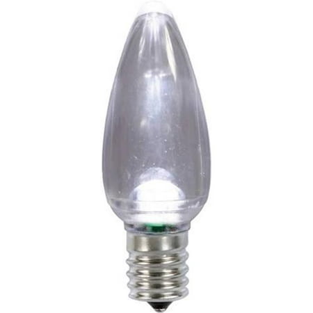 

E12 & C9 Cool White Transparent LED Bulb - 25