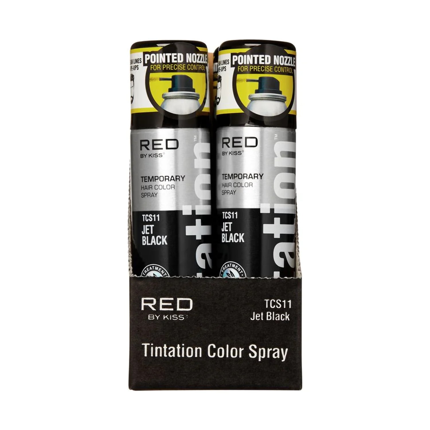 Kiss Color & Care Tinte Capilar Tintation Color Spray Black
