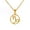 Capricorn, variant on 12 Zodiac Necklace for Women Stainless Steel Lucky Gold Round Pendant Constellation Birth Sign Charm with Chain Gemini