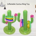 thumbnail image 1 of Cactus Ring Game Toy, Inflated Ring Game Set Joints Closely Clear Printing Prevent Leakage Double Valve Nozzle Bright Color  For Outdoor, 1 of 8