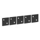 thumbnail image 5 of Uadme Cubierta de Extremo de perfiles de Aluminio 8080, Tapas de Extremos de Doble Ranura para Impresora 3D, enrutador CNC, Estructura de Marco de Aluminio Industrial, 5 uds.(Negro), 5 of 14