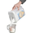 thumbnail image 4 of Buddeez Multi-Use Storage Plastic Dispensers with Pour Spouts, Clear with White Lids (Set of 2 includes (1) 13-Cup and (1) 32-Cup Dispenser), 4 of 4