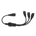 thumbnail image 3 of Cable de alimentación IEC 320 C14 a 3 X C13 Universal 1 a 3 IEC 320 C14 macho a 3 X C13 hembra Y Cable adaptador de corriente divisor, 3 of 8