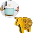 thumbnail image 3 of Posavasos de madera Baoblaze Decoración creativa 11 piezas resistente al calor, 3 of 8