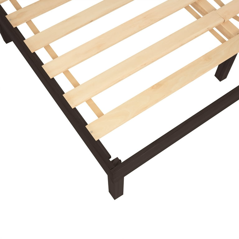 14 inch Solid Wood Platform Bed Twin XL Bed Frame Wood Twin XL Platform Bed Frame No Squeak Bed Frame Bed Frame Twin XL Size No Box Spring Needed