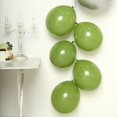 thumbnail image 4 of BalsaCircle 25 Moss Green Matte Round 12" Latex Helium Plain Balloons Wedding Events, 4 of 8