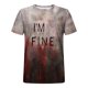 thumbnail image 3 of Camisas de Manga Larga para Hombres Imprimir Blusa de Manga Corta de Cuello Redondo, Camisas de Lino para Hombres, 3 of 3