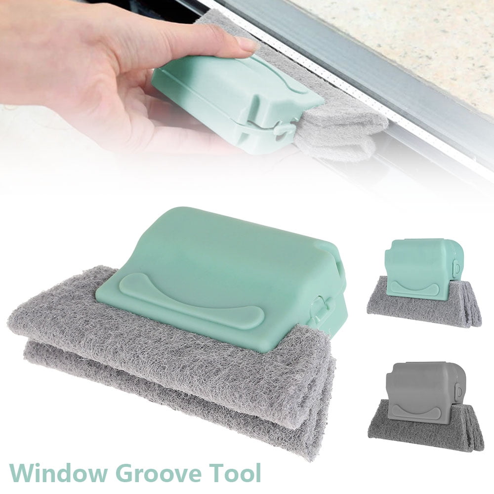 Window Groove Cleaning Cloth Brush Window Door Track Cleaning Brush Slot Cleaner 