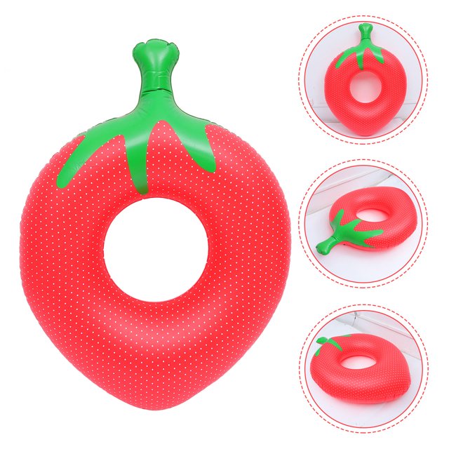 OULII 1ensemble Jouet Anneau de Natation Gonflable en Forme de Fruit pour Piscine d'Enfants 55x39 Po