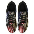 thumbnail image 2 of Christian Cross American Flag Running Shoes Sneakers Mesh Black Size 9, 2 of 5