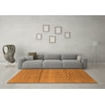thumbnail image 3 of Ahgly Company Indoor Square Solid Orange Modern Area Rugs, 8' Square, 3 of 4