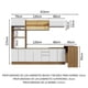 thumbnail image 3 of Cocina Integral Completa Modular con Isla Madesa Glamy MB 01, 3 of 10