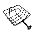 thumbnail image 2 of Rear Bike Basket s Black Cargo Rack for Hiking Biking Camping, 2 of 8