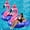 Flamingo, variant on 2 Pack American Flag Inflatable Flamingo Pool Float-45 Inch 4th of July Large Swim Tube Rings 250th Anniversary Red White & Blue Floating Raft for Summer Lake Beach Pool Party Ride