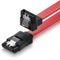 thumbnail image 1 of Cable SATA III de 0,3 m Cable de datos S-ATA 3 HDD SSD Cable de conexión Un clip de metal Cable de conexión de 6 Gb/s 1x Conector recto 1x 90° Tipo L - Rojo ACTIVE Biensenido a ACTIVE, 1 of 5