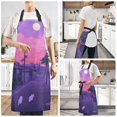 thumbnail image 2 of Yayeee Chief Kitchen Apron with Pockets for Cooking Water Resistant Unisex Adjustable Neck Strap, White Cat Walking, 2 of 7