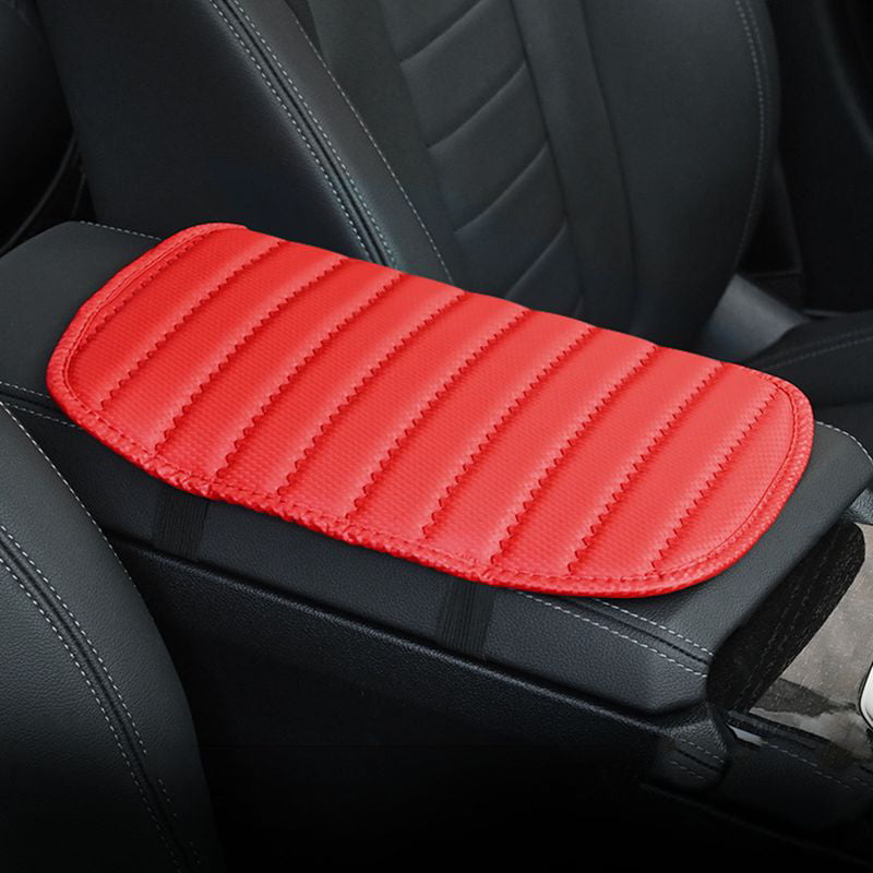 Center Console Cover for Car Red Rose Arm Rest Cushion Cover Protector Universal Fit Most Vehicle SUV Truck Car