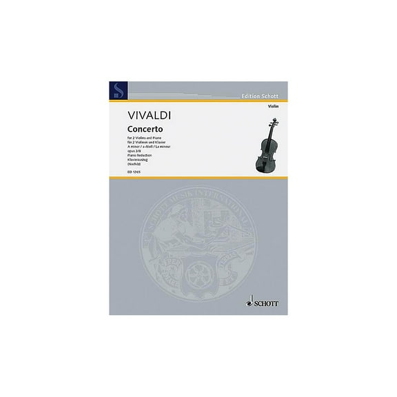 Schott L'Estro Armonico (RV 522) Schott Series Composed by Antonio Vivaldi Arranged by Tivadar Nachez