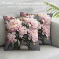 thumbnail image 3 of Pratyus Flowers Vase Soft Colors Modern Farmhouse Rustic Decorative Couch Pillow Cases with Zipper Home Decor Pillow Covers High-Quality 1PC 22x22in, 3 of 5
