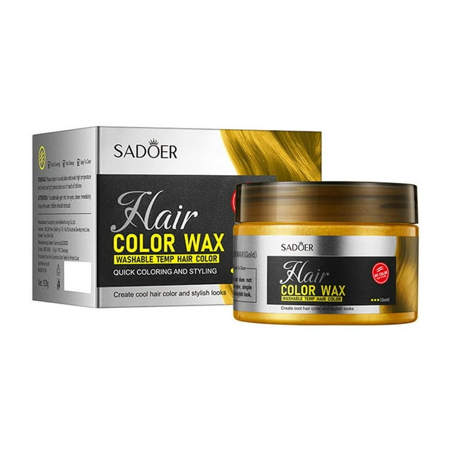 Disposable 6 Colors Unisex Hair Color Wax Mud Dye Styling Coloring DIY