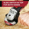 Hyper Tough 6 Amp Corded Angle Grinder with Handle, Adjustable Guard, 4