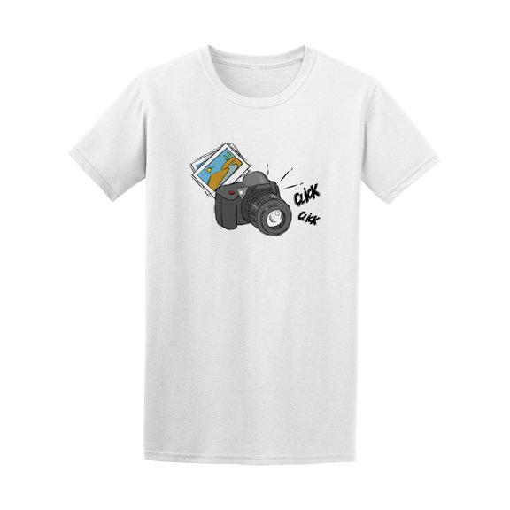 Cartoon Comic Camera Picture Snap Tee - Image by Shutterstock