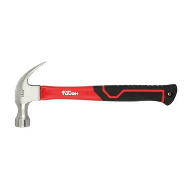 Hyper Tough 16-Ounce Claw Hammer with Fiberglass Handle
